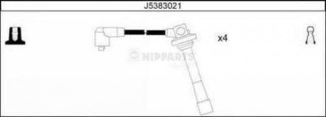 Проволока зажигания, набор NIPPARTS J5383021