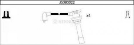 Дроти запалення, набір NIPPARTS J5383022 (фото 1)