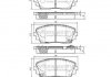 Гальмівні колодки, дискове гальмо (набір) NIPPARTS N3600332 (фото 1)