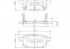 Тормозные колодки, дисковый тормоз (набор) NIPPARTS N3618002 (фото 1)