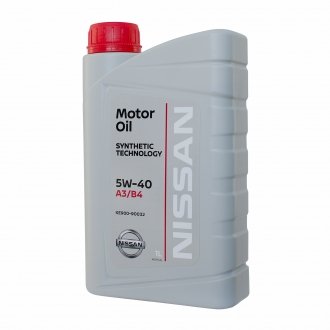 Олива моторна 5W40 SL/CF (1 Liter) NISSAN Ke90090032