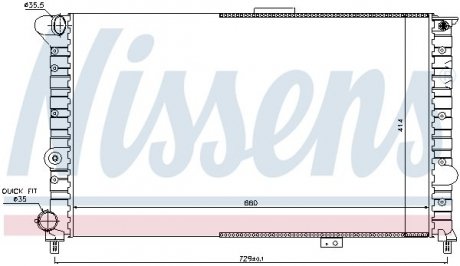 Радиатор NISSENS 60054