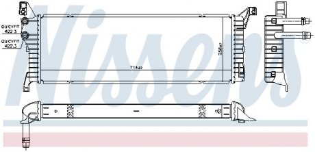 Интеркулер NISSENS 606087