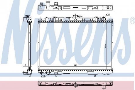 Радиатор NISSENS 606161