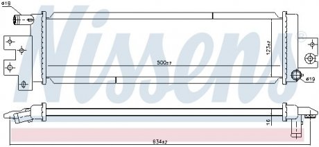 Радіатор охолодження NISSENS 606843