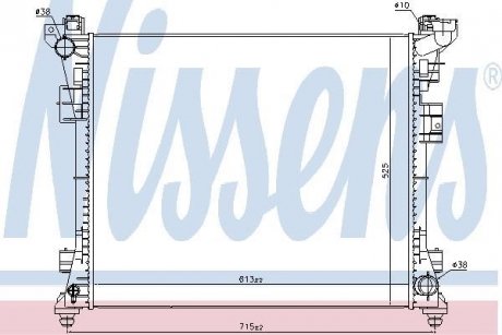 Радиатор NISSENS 61034