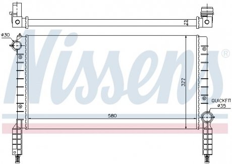 Радиатор NISSENS 61769