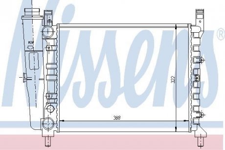 Радиатор NISSENS 61940