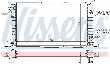 Радиатор NISSENS 62243