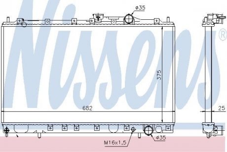 Радиатор NISSENS 628431