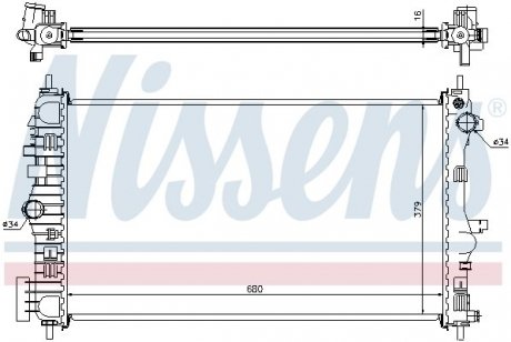 Радиатор NISSENS 630712