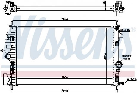 Радiатор NISSENS 630773