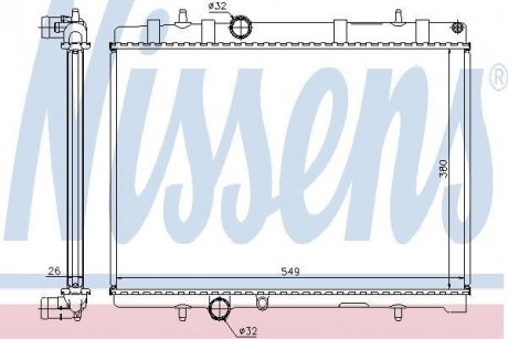 Радіатор NISSENS 63605A