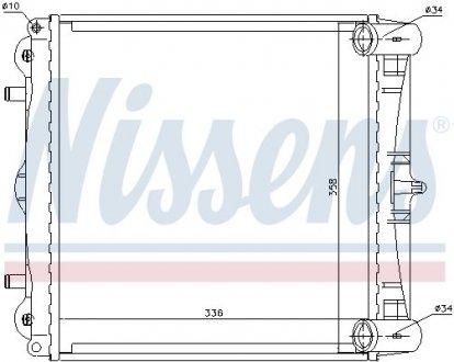 Радіатор NISSENS 63776