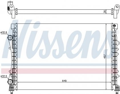 Радиатор NISSENS 63815 (фото 1)