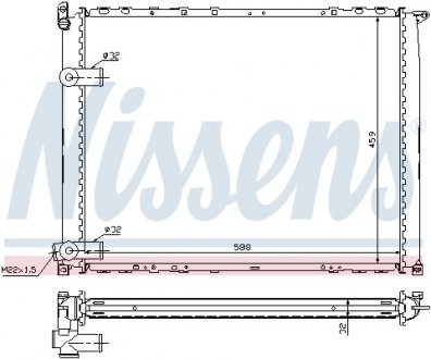 Радиатор NISSENS 63943A