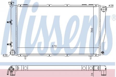 Радиатор NISSENS 64113
