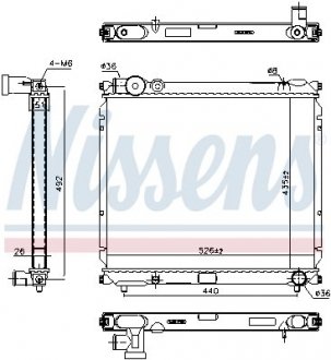 Радиатор NISSENS 64179