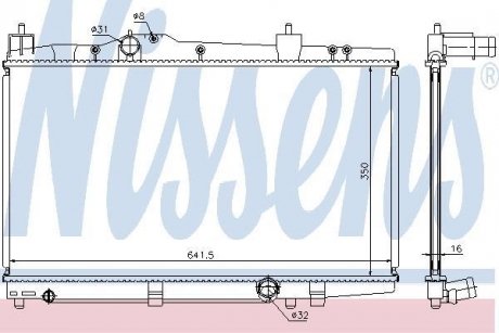 Радиатор NISSENS 64655A