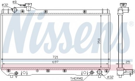 Радиатор NISSENS 64706