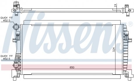 Радиатор NISSENS 65317