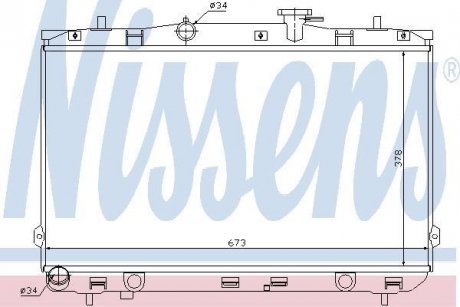 Радиатор NISSENS 67024