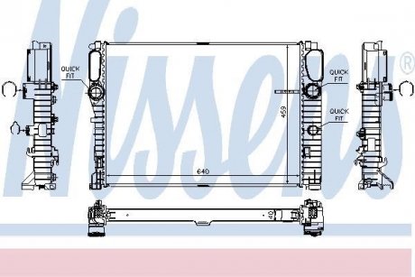 Радіатор NISSENS 67105