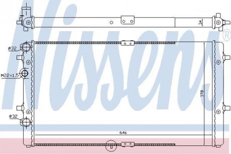 Радиатор NISSENS 67301