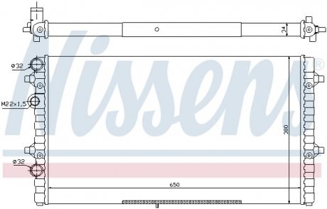 Радиатор NISSENS 67302 (фото 1)