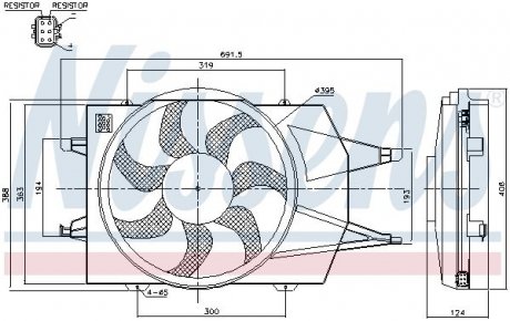 Вентилятор NISSENS 85342 (фото 1)