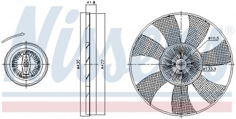 Вискомуфта NISSENS 86220