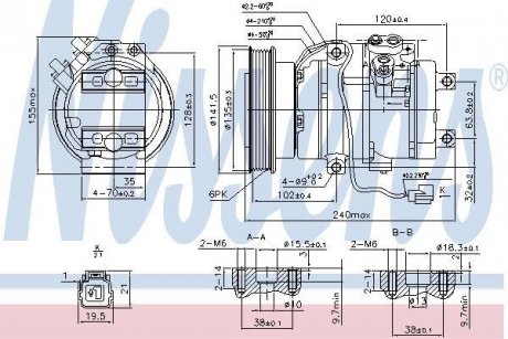 Компресор кондиціонера NISSENS 890017