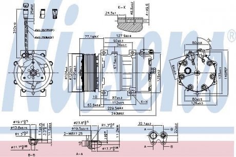 Компрессор кондиционера NISSENS 890022