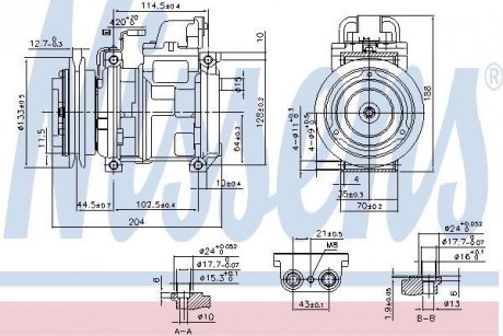 Компресор кондиціонера NISSENS 890028