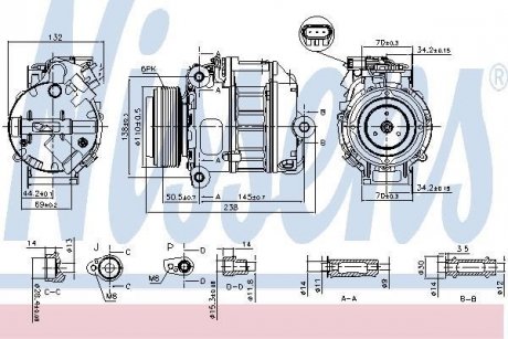 Компресор кондиціонера NISSENS 890037