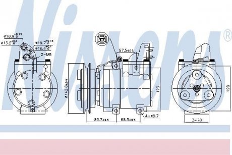 Компрессор кондиционера NISSENS 890059