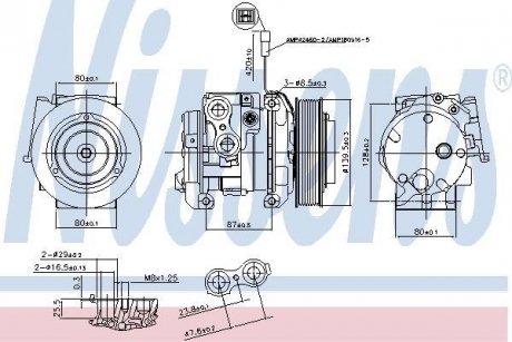 Компресор кондиціонера NISSENS 890093