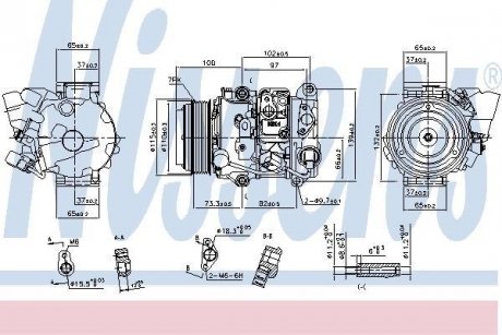 Компресор кондиціонера NISSENS 890142