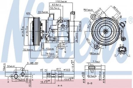 Компрессор, кондиционер NISSENS 890159