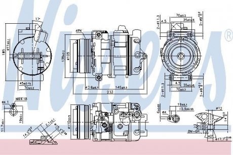 Компресор кондиціонера NISSENS 890292