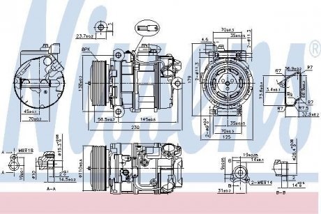 Компрессор кондиционера NISSENS 890358