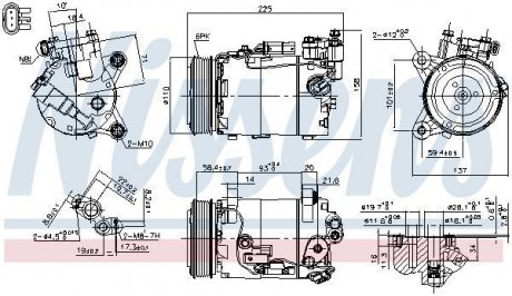 Компресор кондиціонера First Fit NISSENS 890600