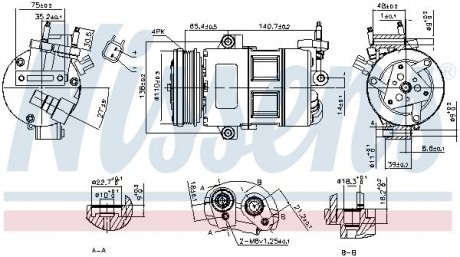 Компресор кондиціонера NISSENS 890639