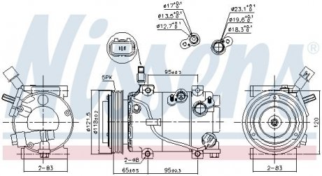 Компресор кондиціонера NISSENS 890640