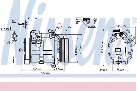 Компресор кондиціонера NISSENS 89077