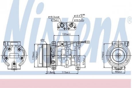 Компресор кондиціонера NISSENS 89099