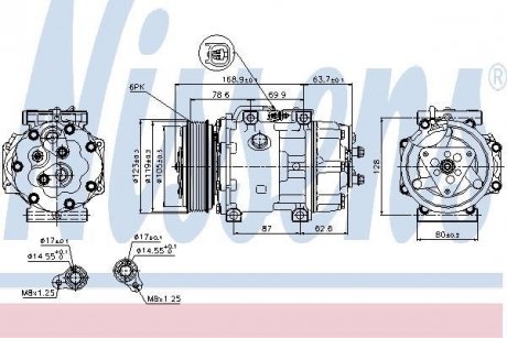 Компресор кондиціонера NISSENS 89143