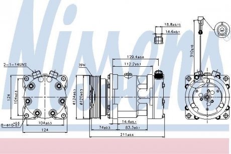 Компрессор кондиционера NISSENS 89177