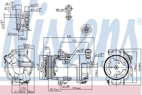 Компресор кондиціонера NISSENS 89216