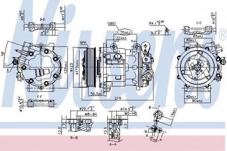 Компресор кондиціонера NISSENS 89362